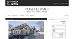 Desktop Screenshot of betsyhollister.com